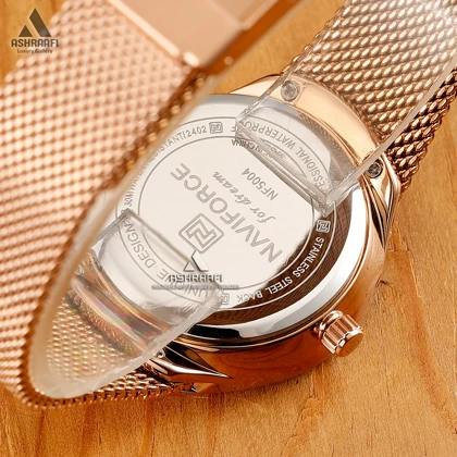 ساعت زنانه نیوی فورس Naviforce NF5004RgDB