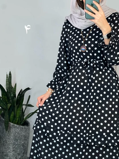 پیراهن مانتویی شکوفه 5