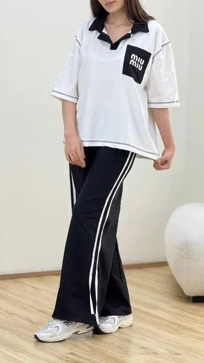 ست تیشرت و شلوار میو