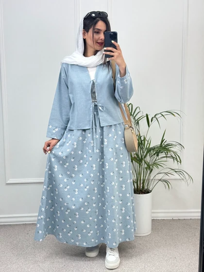 ست مانتو دامن هایدی