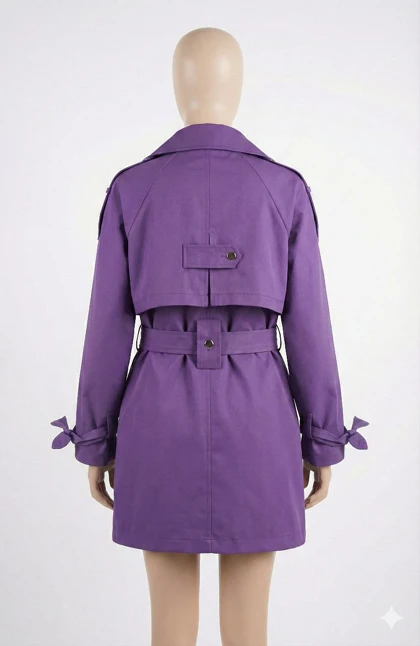 بارانی آستردار کوتاه