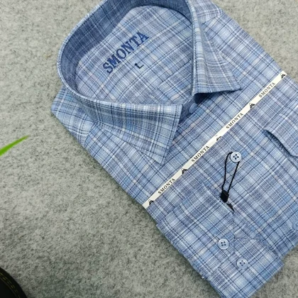 پیراهن طرحدار مردانه قواره ازاد ( قواره کلاسیک ) _ استین بلند