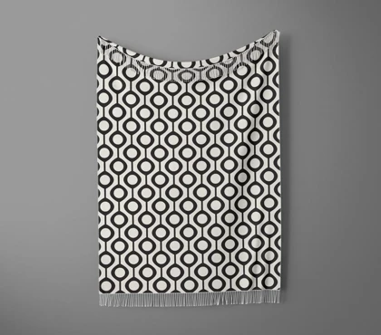 شال مبل ریش دار sofa shawl 98