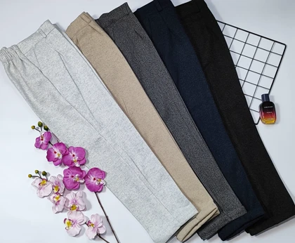 شلوار مام فوتر پشمی کد 40196