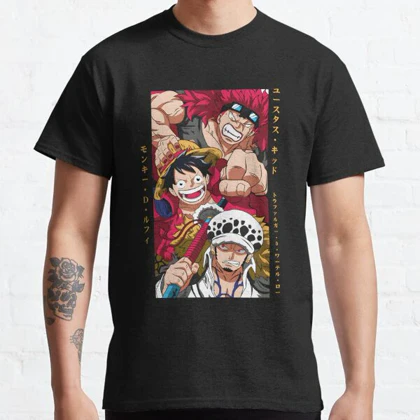 تیشرت وان پیس طرح لوفی luffy and others کد 84771
