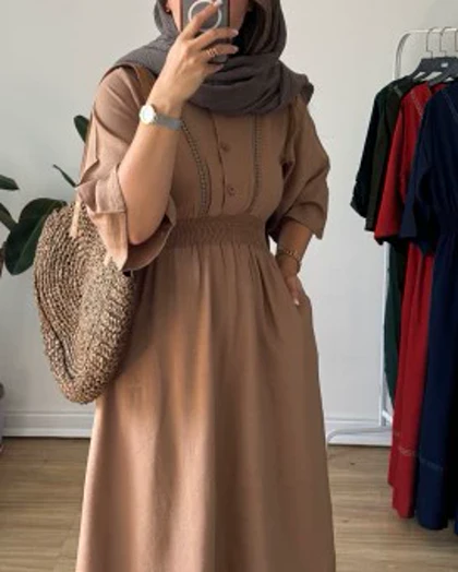 پیراهن مانتویی گلپری 1