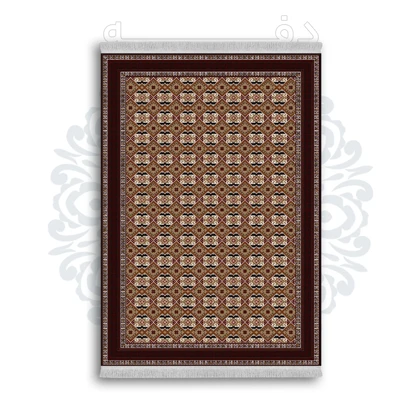 *جدید* فرشینه از جنس پارچه شانل مخمل ترک طرح فانتزی برند دفه کد 602
