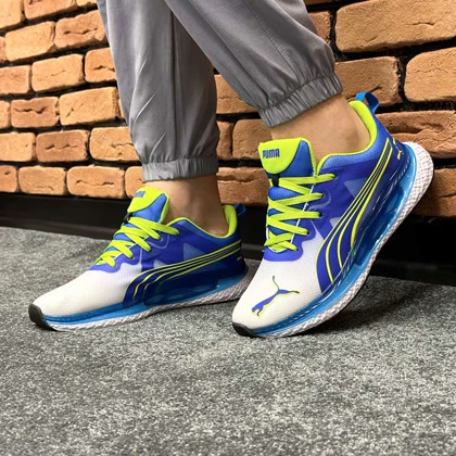 کتانی اسپرت مردانه مدل پوما PUMA رنگ سفید آبی