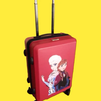 چمدان کودک السا و آنا سایز 24 رنگ قرمز ricardobeverlyhills