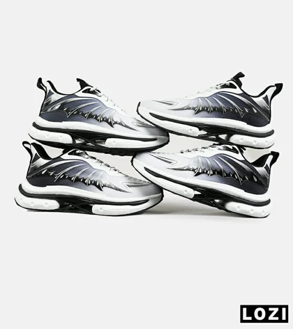 کفش کتانی سفید خاکستری Saucony Revolution مدل 7399