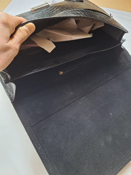 کیف اداری انگلیسی چرم کروکودیلی