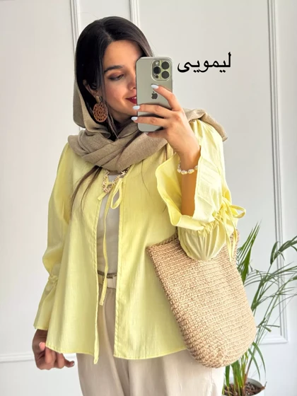مانتو شومیزی لینن ژینا