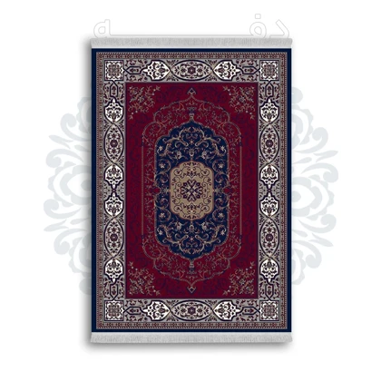 فرشینه از جنس پارچه هازان مخمل ترک طرح سنتی و مدرن برند دفه کد DAMG463
