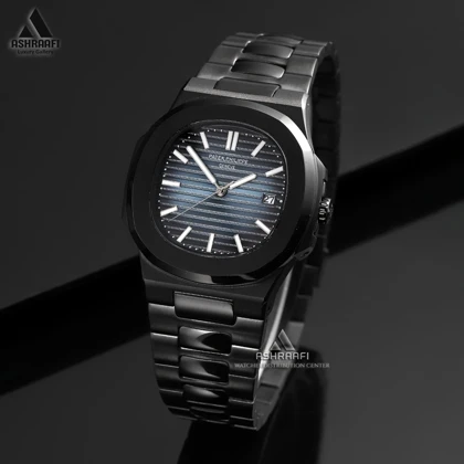 ساعت پتک فیلیپ ناتیلوس مشکی Patek Philippe Nautilus Black-KdB2