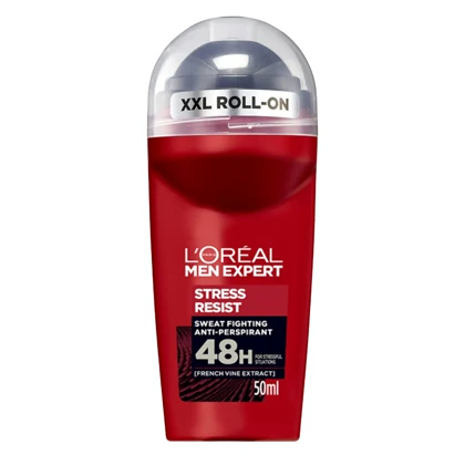 رول ضد تعریق مردانه لورآل, مدل Srtess Resist 48H حجم 50ml