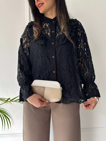 شومیز دانتل لاکچری