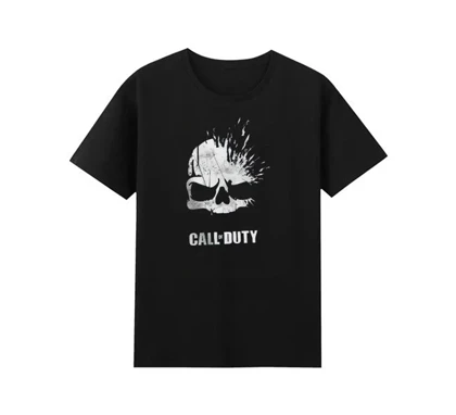 تیشرت Call Of Duty طرح جمجمه کالاف دیوتی کد 92122