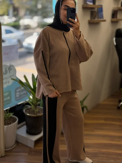 ست بافت طرح دار(میکس)