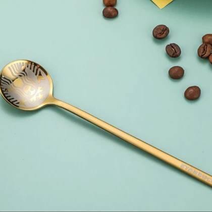 قاشق شربت خوری طرح استارباکس / mj79