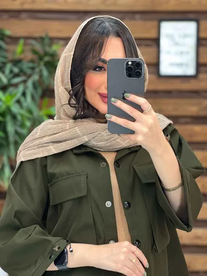 بارانی دوجیب آستین گت دار