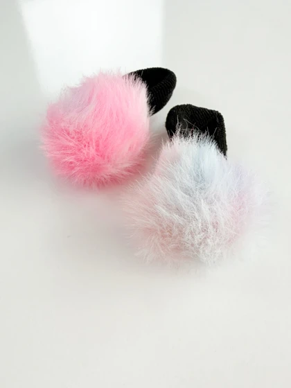 کش مو فانتزی توپ پشمالو