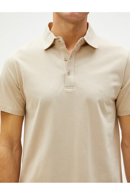 تیشرت یقه پولو مردانه اورجینال کوتون koton