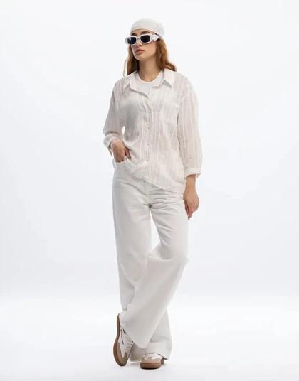 یقه شکاری راه راه