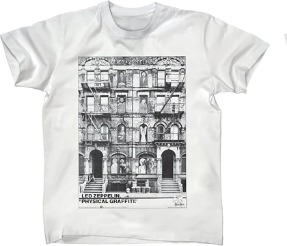 تیشرت لد زیپلین | Led Zeppelin Men's Physical Graffiti کد 248628