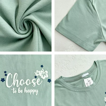 تیشرت زنانه نخ و پنبه هپی