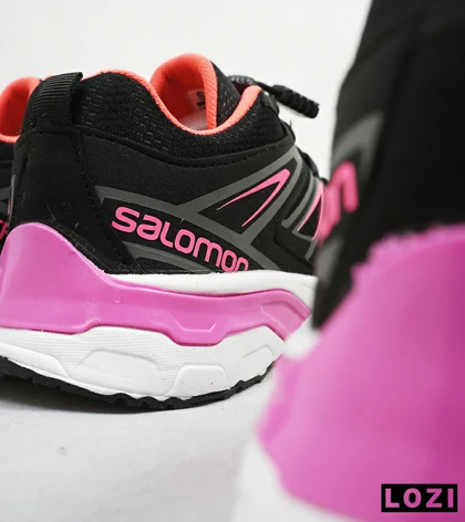 کفش کتانی زنانه مشکی صورتی سالومون Salomon X ULTRA