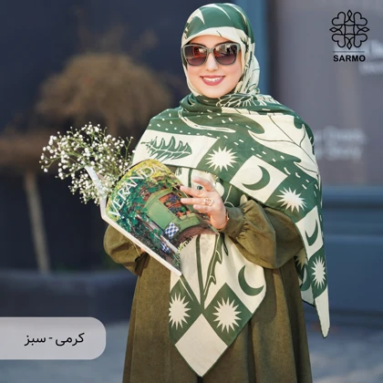 روسری نخ پنبه قاصدک