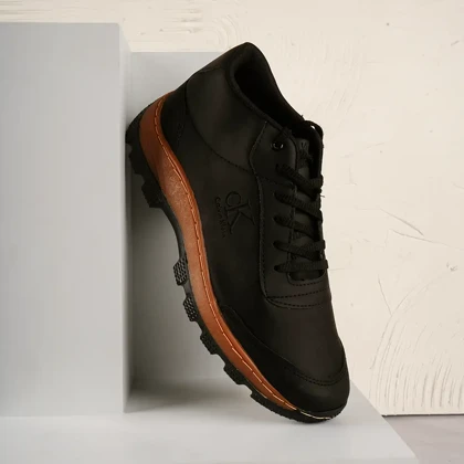 کفش مردانه مشکی CK مدل Behdad ویژه