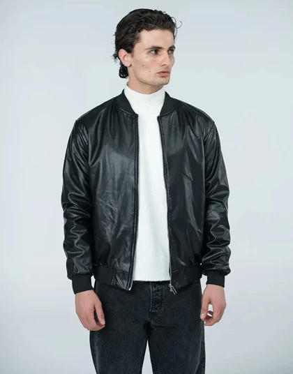 چرم یقه خلبانی