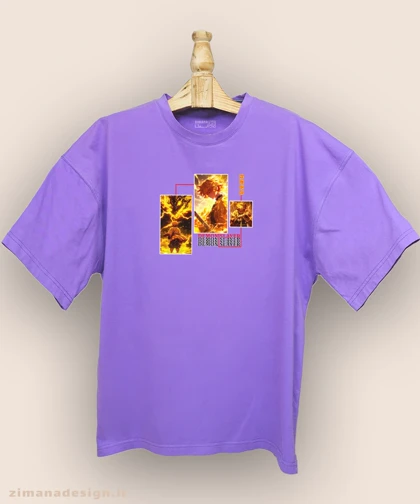 تیشرت لش مردانه و زنانه طرح شیطان کش شخصیت زنیتسو کد 962