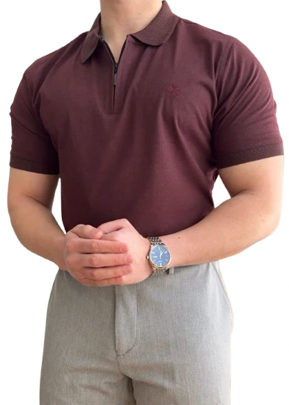 تیشرت نیم زیپ کد 620