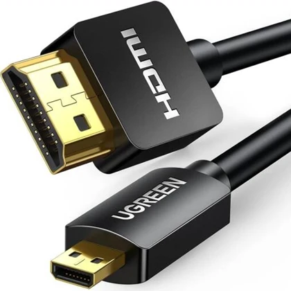 کابل Micro HDMI به HDMI یوگرین UGreen مدل HD127 طول 1 متر