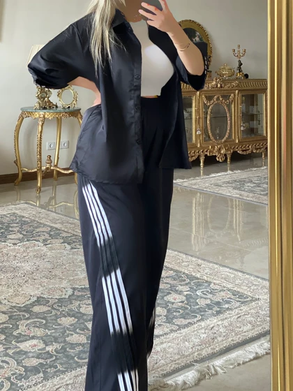 ست اسپرت سه خط آبرنگی