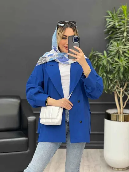 مانتو لینن پشت پاگن دو جیب