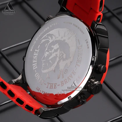 ساعت مچی دیزل هفت موتوره قرمز Diesel DZ7370