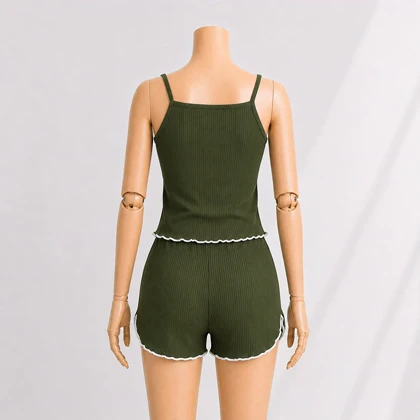 ست تاپ و شورتک زنانه کبریتی | آی بولک
