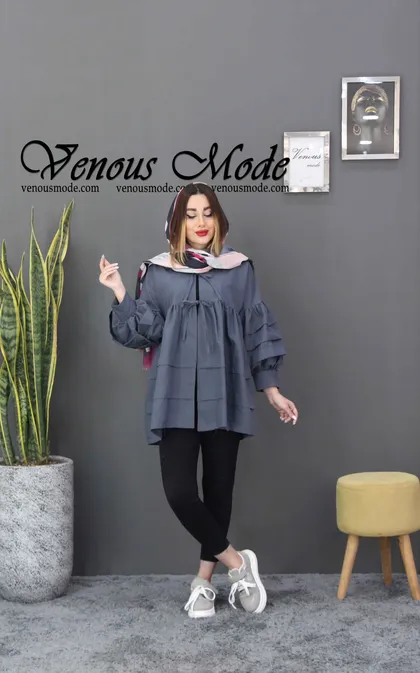 مانتو عروسکی چین‌دار