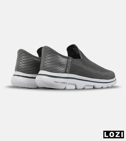 کفش کتانی طبی ورزشی خاکستری SKECHERS Slip-Ins مدل 8858