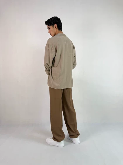 پیراهن باکسی لینن خنک وارداتی 4001