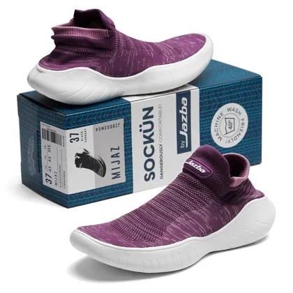 کتانی راحتی میجز جزبا بنفش - Jazba Mijaz Sockün BlackCurrant