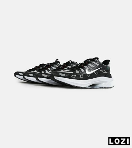 کفش کتانی مردانه و زنانه مشکی طوسی نایک NIKE P-6000