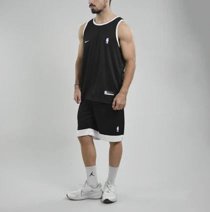 ست رکابی و شلوارک بسکتبالی ورزشی مردانه نایک مدل PY-Dri Fit-4H0853 مشکی