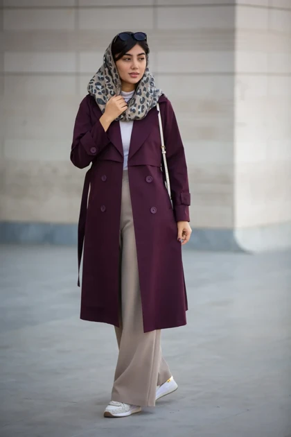 بارانی پارکا بلند sisi