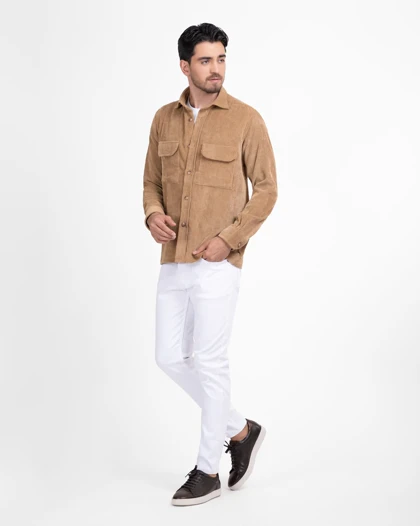 ام کی کالکشن پیراهن آستین بلند mk-6190-cream