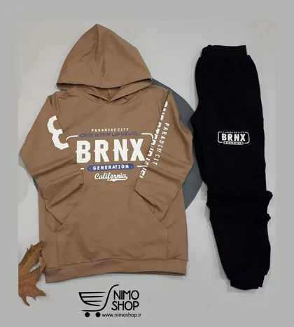 هودی شلوار پسرانه تینیجری مدل BRNX