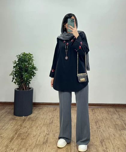 مانتو گلدوزی نرگس 3(ایراد دار)